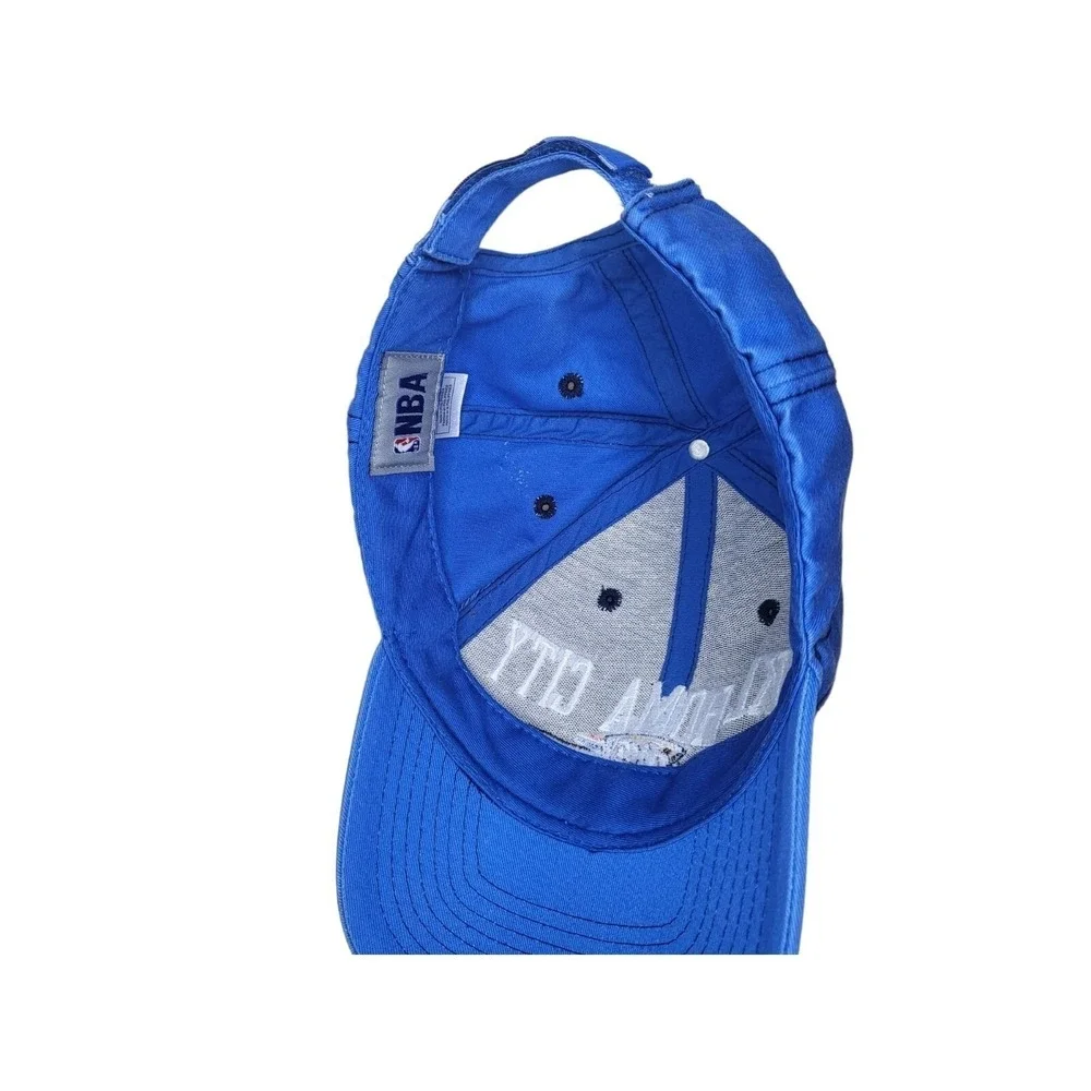 OKC‎ Thunder Strapback Hat OS Blue Big Graphic NBA Basketball Cap Oklahoma City
